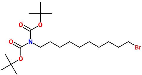 MC002881 Di-t-butyl 10-bromodecylamine-N,N-dicarboxylate